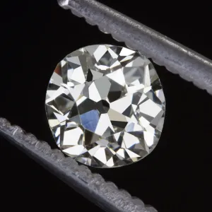 0.92ct CERTIFIED J VS2 VINTAGE DIAMOND OLD EUROPEAN CUT LOOSE NATURAL 1920s OEC