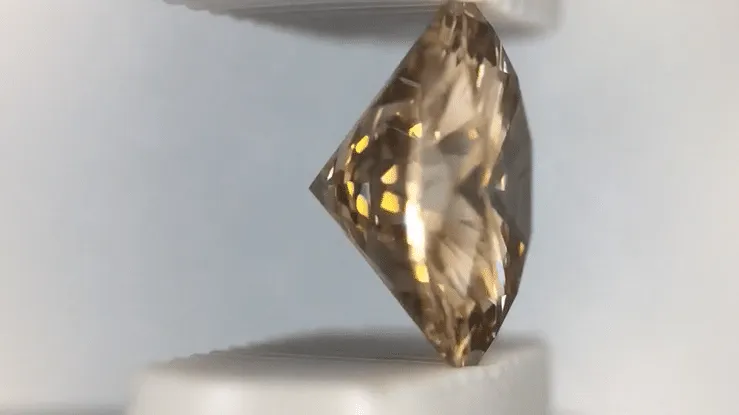 1.01 Carat Velvet Cocoa Fancy Brown Loose Diamond | Natural Color Round Brilliant SI2 Clarity