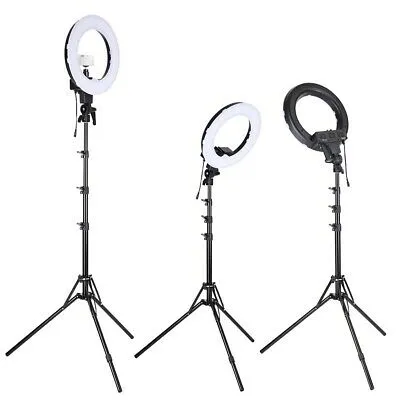 13? LED Ring Light Dimmable 5500K Lighting Video Continuous Light Stand Kit