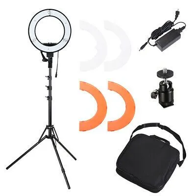 13? LED Ring Light Dimmable 5500K Lighting Video Continuous Light Stand Kit