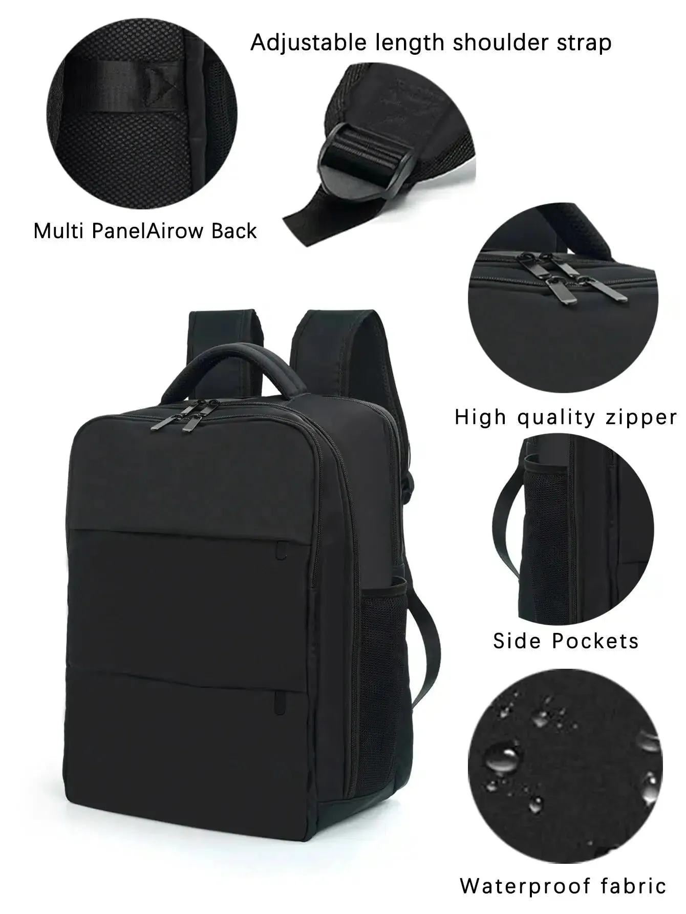 16 Inch Unisex Large-Capacity Business Travel Backpack