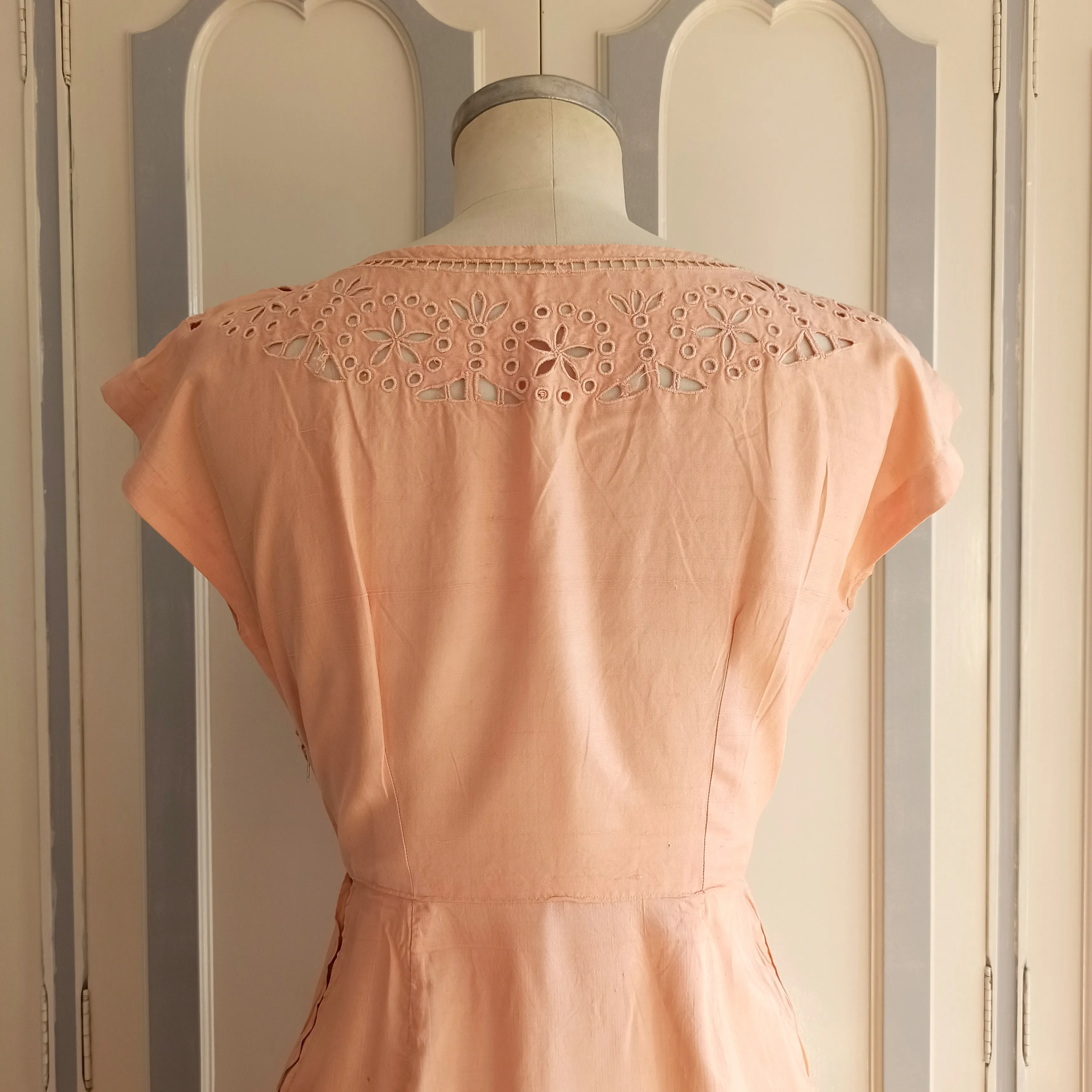 1940s 1950s - JOBLOT #1 - 3 Gorgeous Pastel Color Dresses -  Adult Sizes!