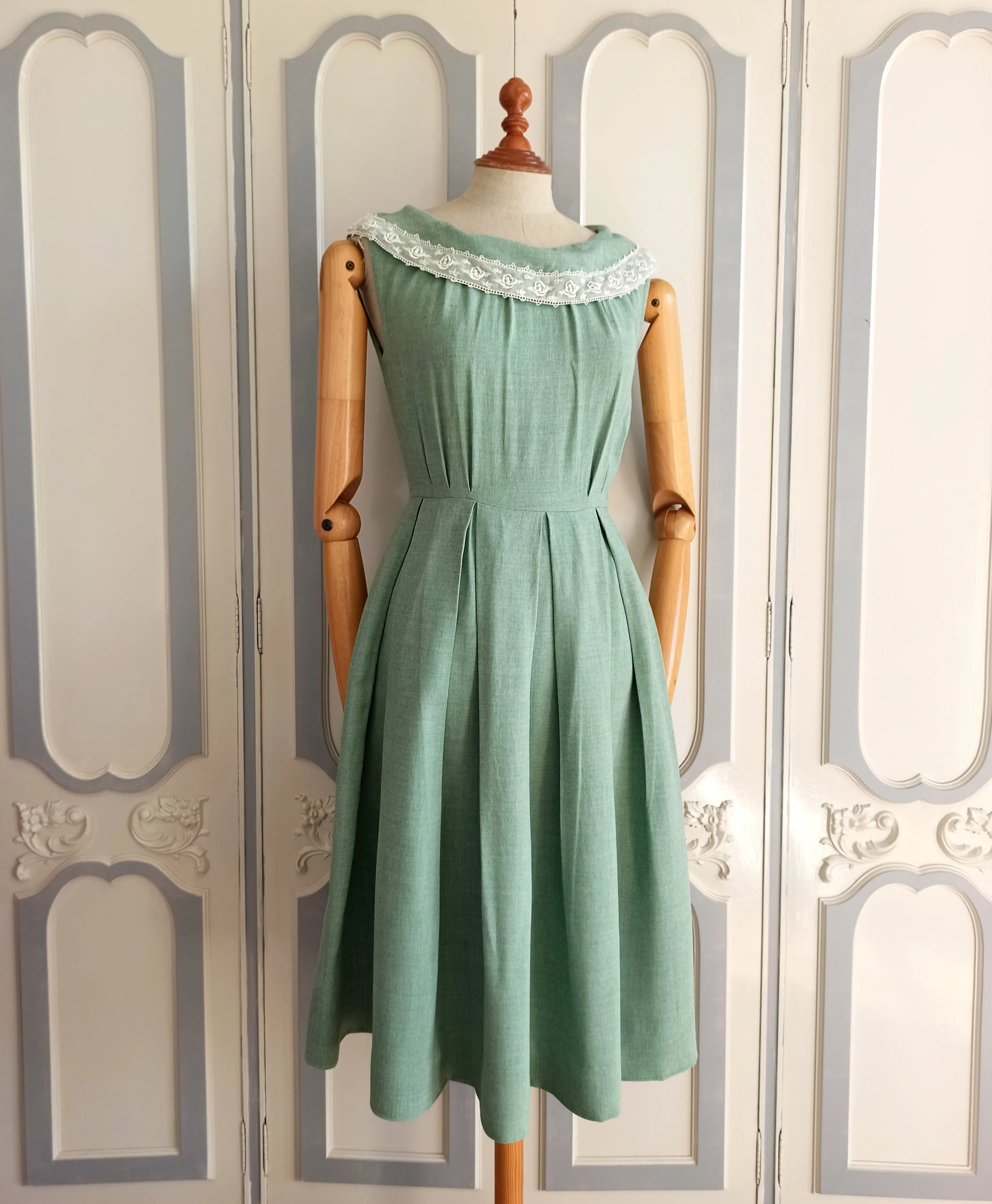 1940s 1950s - JOBLOT #1 - 3 Gorgeous Pastel Color Dresses -  Adult Sizes!