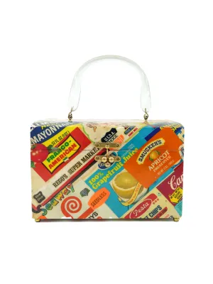1960s Collage Trunk Bag
