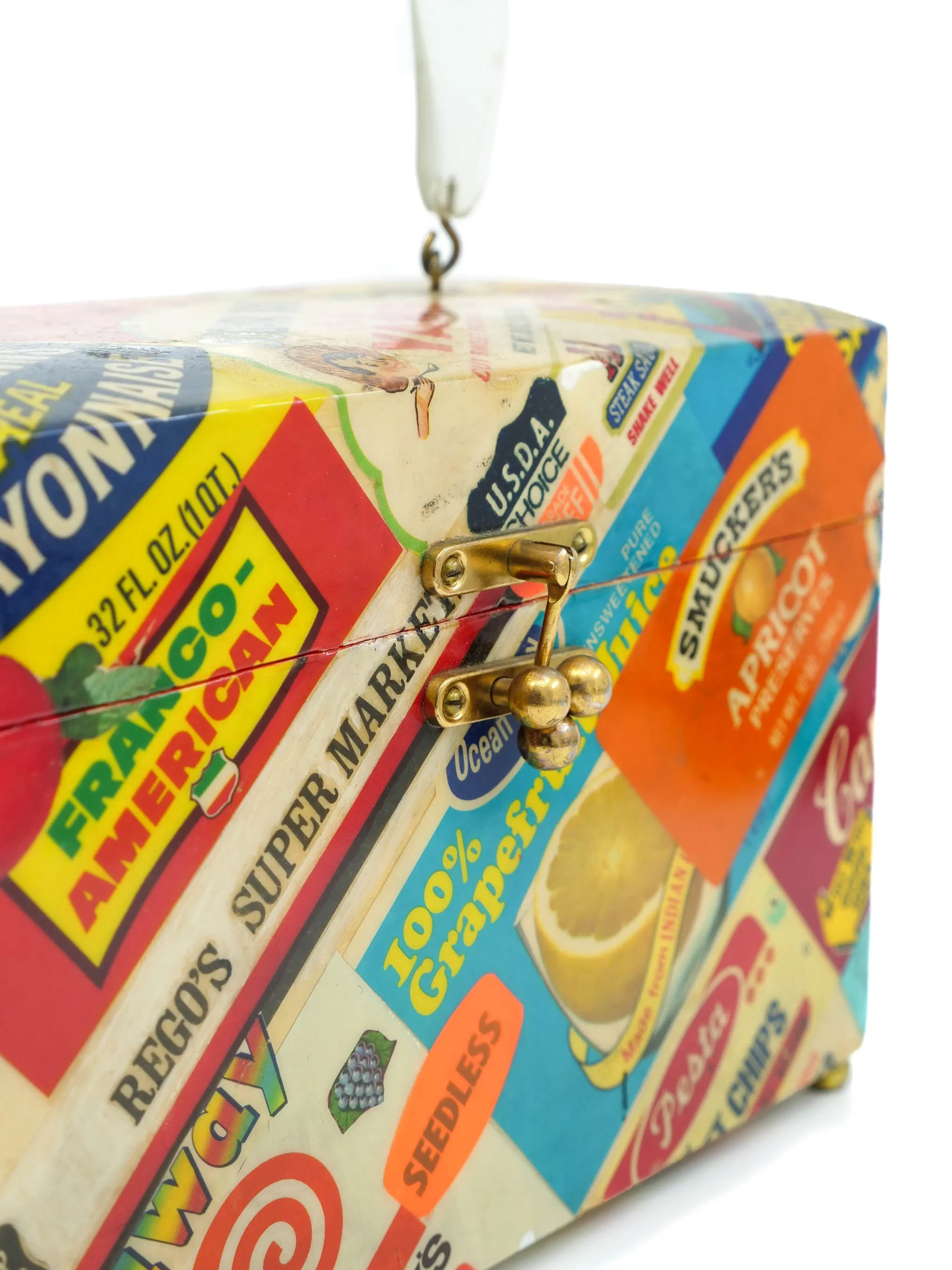 1960s Collage Trunk Bag