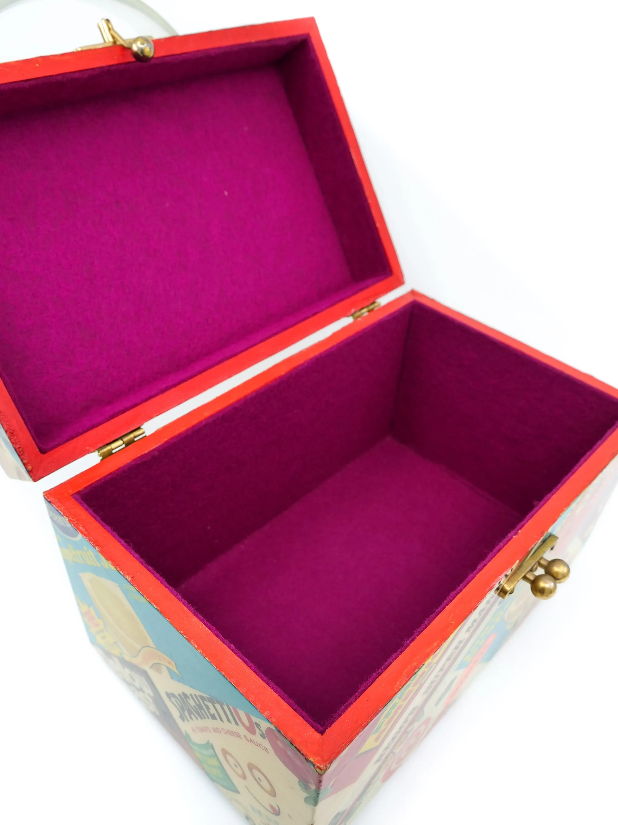 1960s Collage Trunk Bag