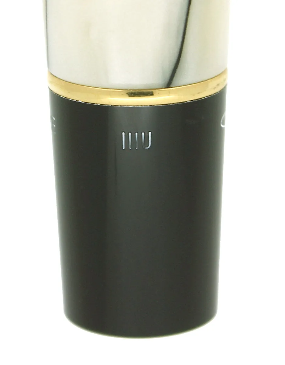 1991 PARKER DUOFOLD BLACK & PEARL ROLLERBALL PEN MADE IN FRANCE