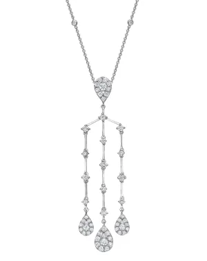 3.36 CT ILLUSION CHANDELIER NECKLACE