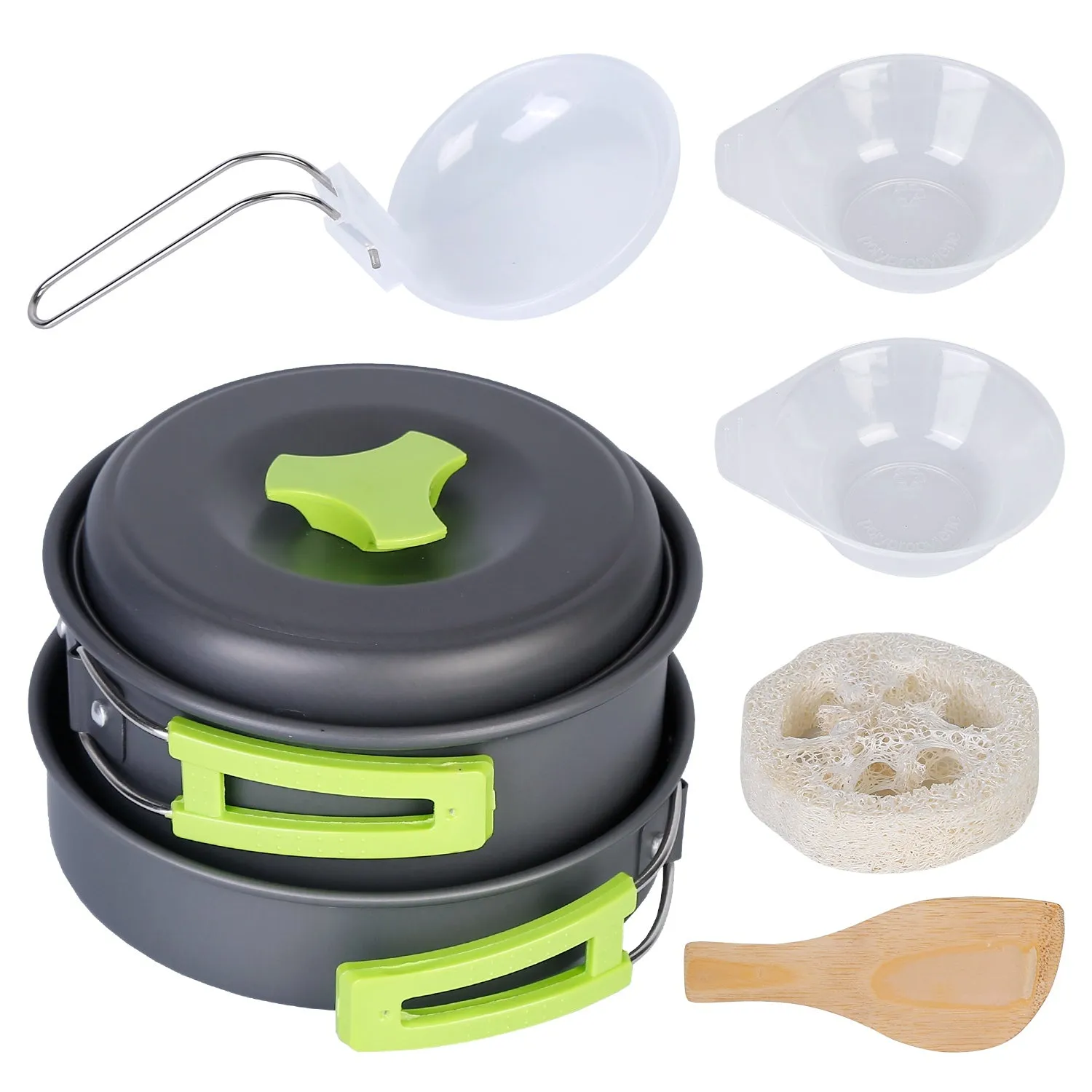 9-Piece: Camping Cookware Set