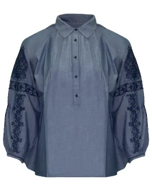 Abby Embroidered Top
