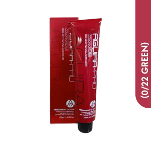 AGUIRA-PRO HAIR COLOR CREAM 100ML (0/22 GREEN)