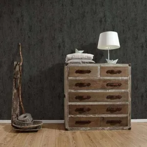 AS Creations Havana Texture Black Wallpaper - 32651-5