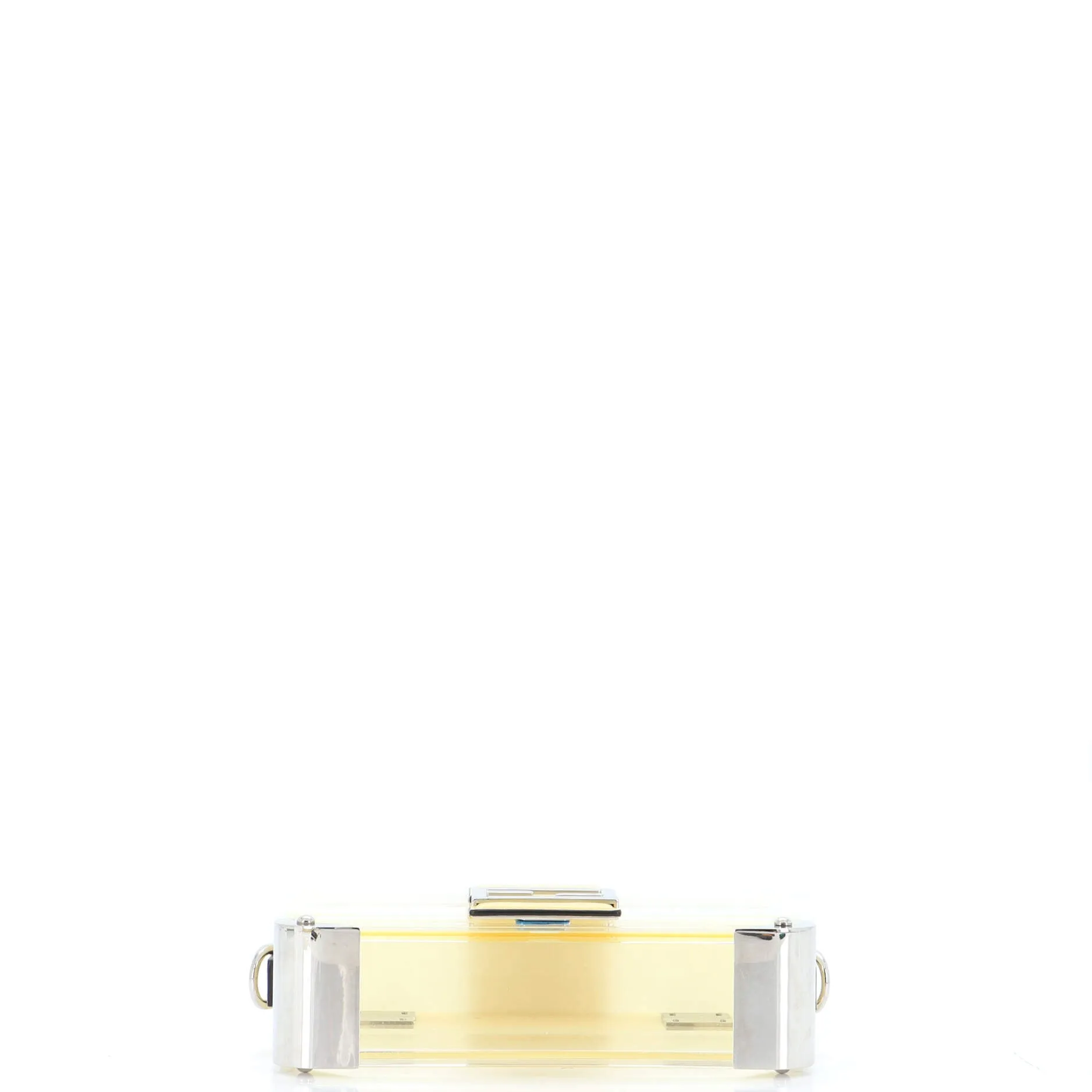 Baguette Trunk Bag Plexiglass and Leather Mini