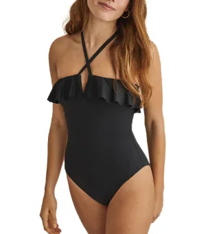 Bandeau Shaping Swimsuit Black
