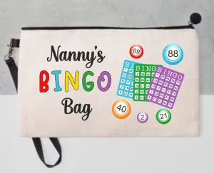 Bingo Bag, Personalised Bingo Gifts For Nan Auntie Mum, Bingo Dabber Pen Bag Pouch, Nan Birthday Gifts, Nanny Gifts, Gift For Auntie Friend