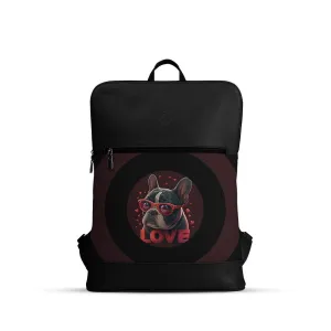 Black Orbit Laptop Backpack Dog Love
