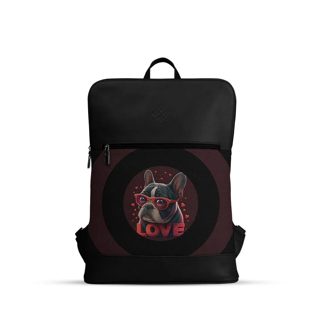 Black Orbit Laptop Backpack Dog Love