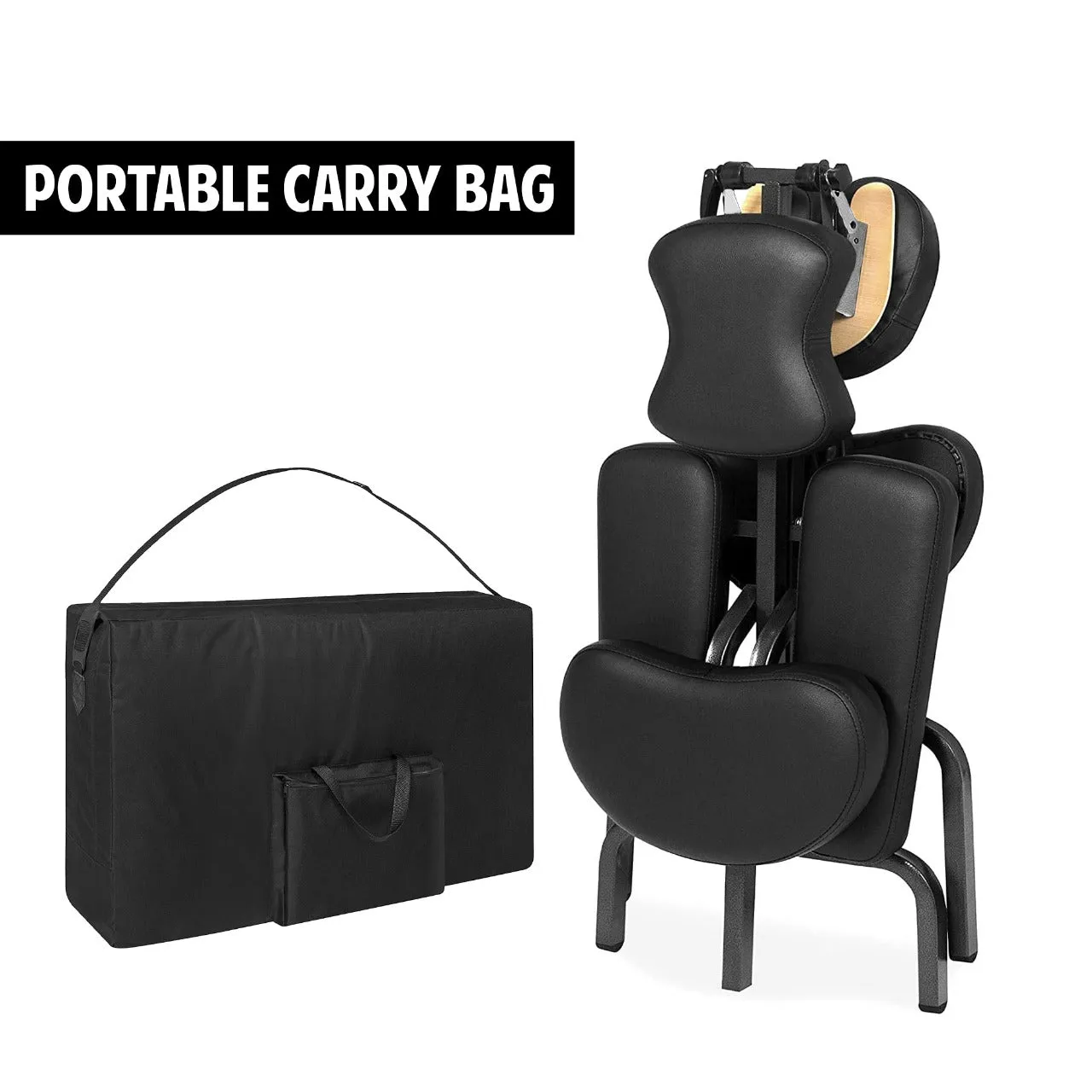 Black Salon Professional Foldable Massage Tattoo Portable Chair