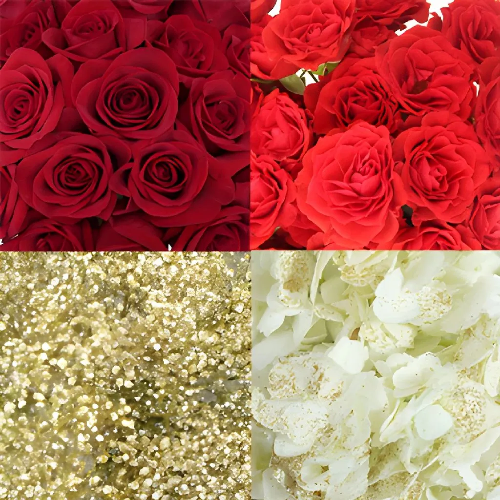 Blush White Sweet Sixteen DIY Flower Kit