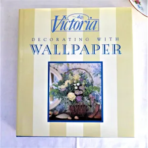 Book Decorating with Wallpaper Victoria Magazine 2001 Gorgeous Color Photos