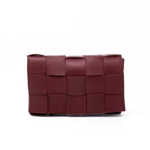 Bottega Veneta Burgundy Cassette Bag