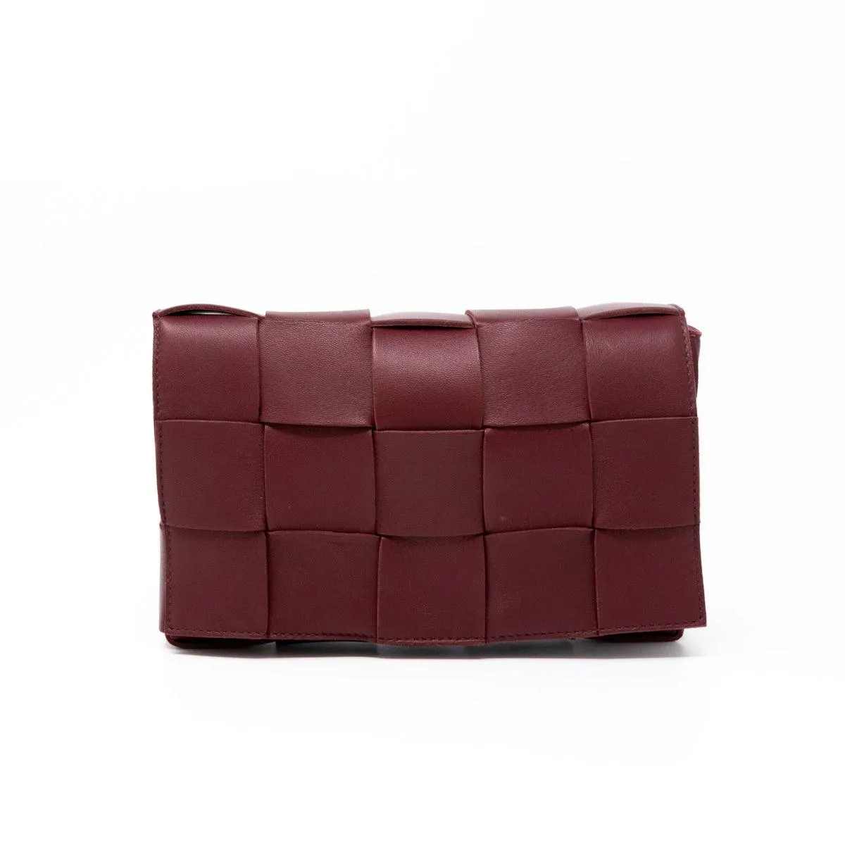 Bottega Veneta Burgundy Cassette Bag