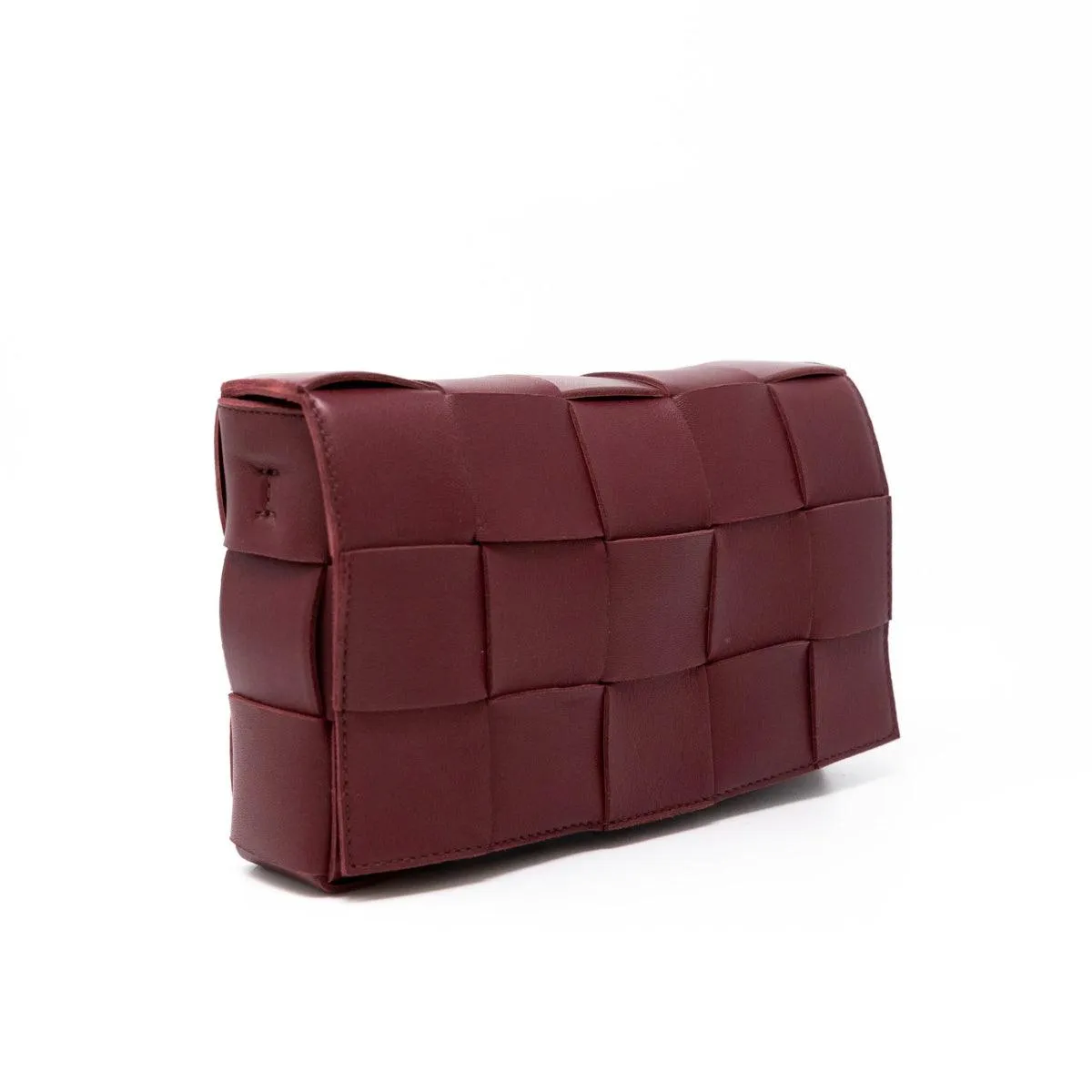 Bottega Veneta Burgundy Cassette Bag
