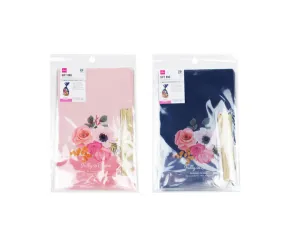 Bottom Gusset Clear Bags Flower 4.72in x 7.28in x 1.96in