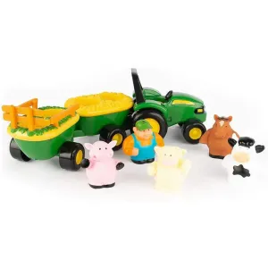 Britains Animal Sounds Hayride Tractor and Trailer Set With Animals