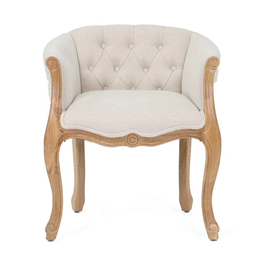 Cabriole Elizabeth Chair Stone