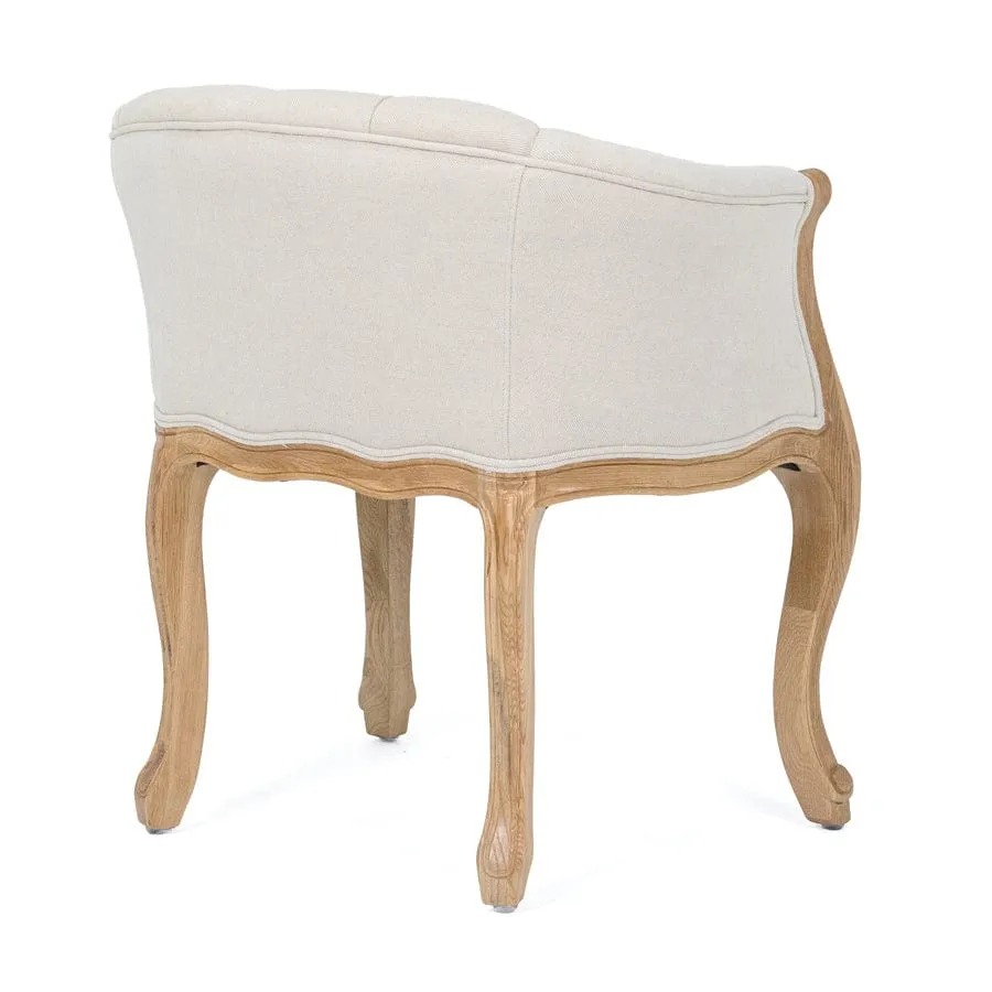 Cabriole Elizabeth Chair Stone