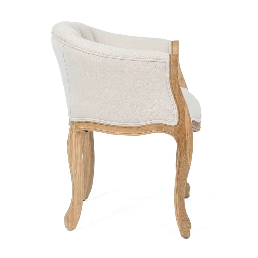 Cabriole Elizabeth Chair Stone