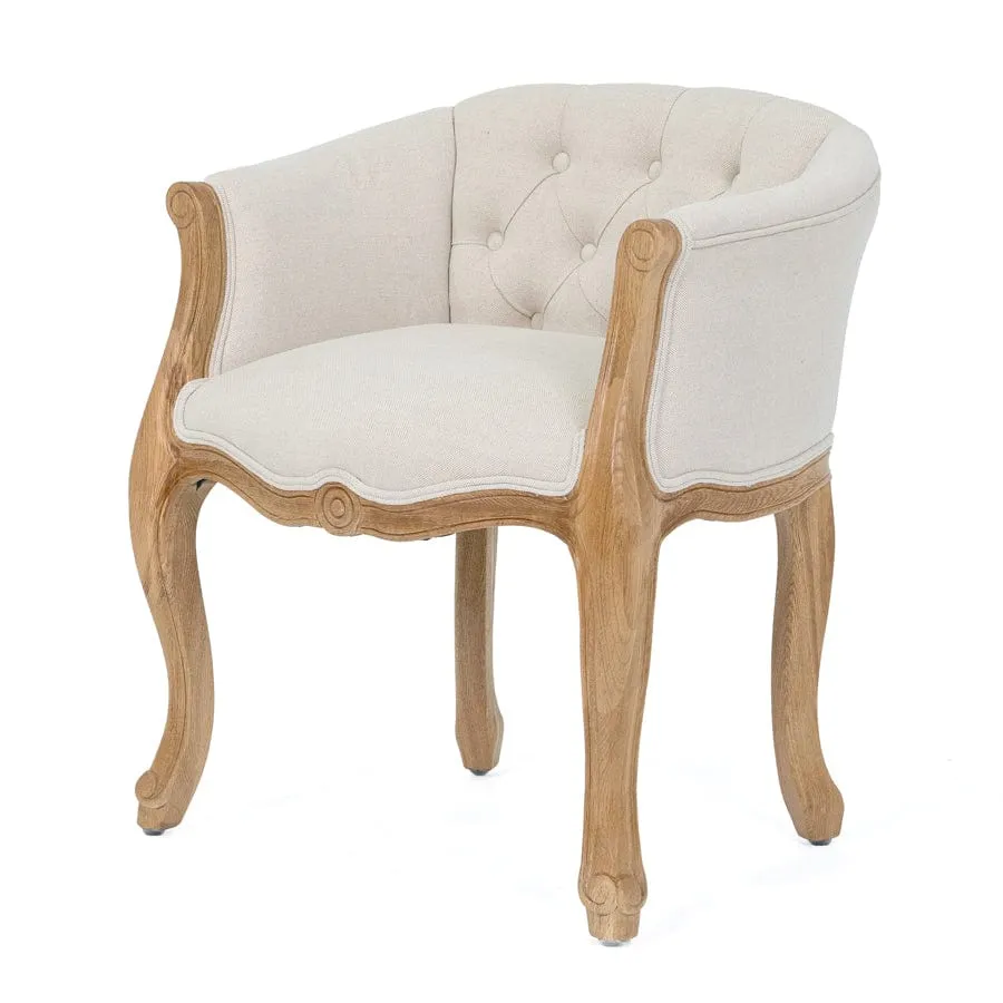 Cabriole Elizabeth Chair Stone