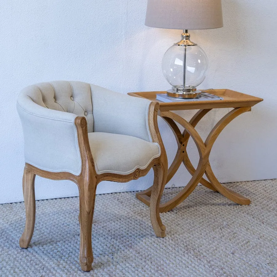 Cabriole Elizabeth Chair Stone