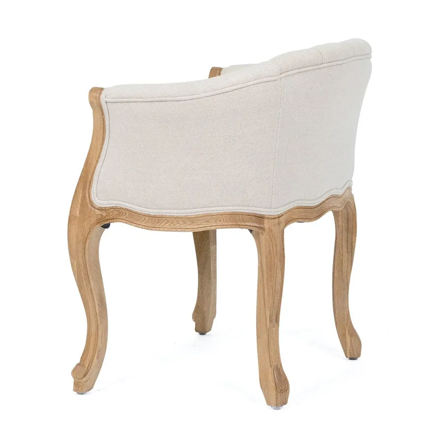 Cabriole Elizabeth Chair Stone