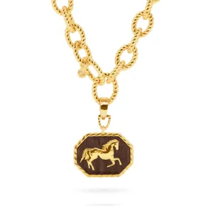 Capucine de Wulf Equestrian Pendant Necklace