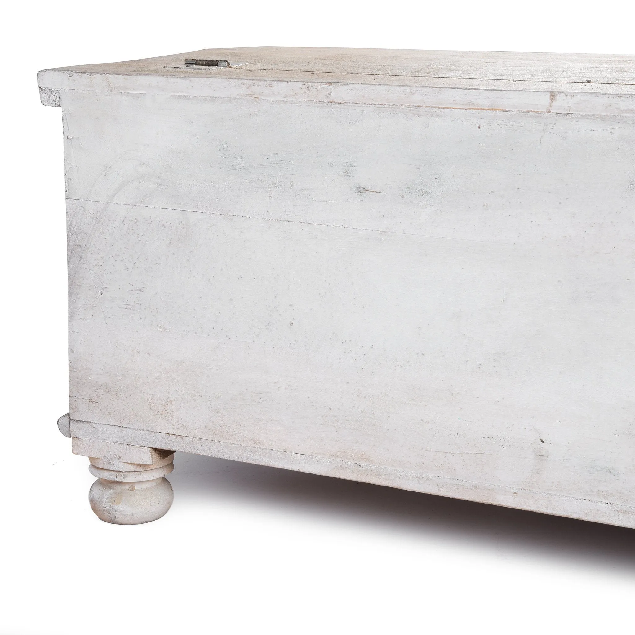 Carved Blanket Box Made From Reclaimed Teak