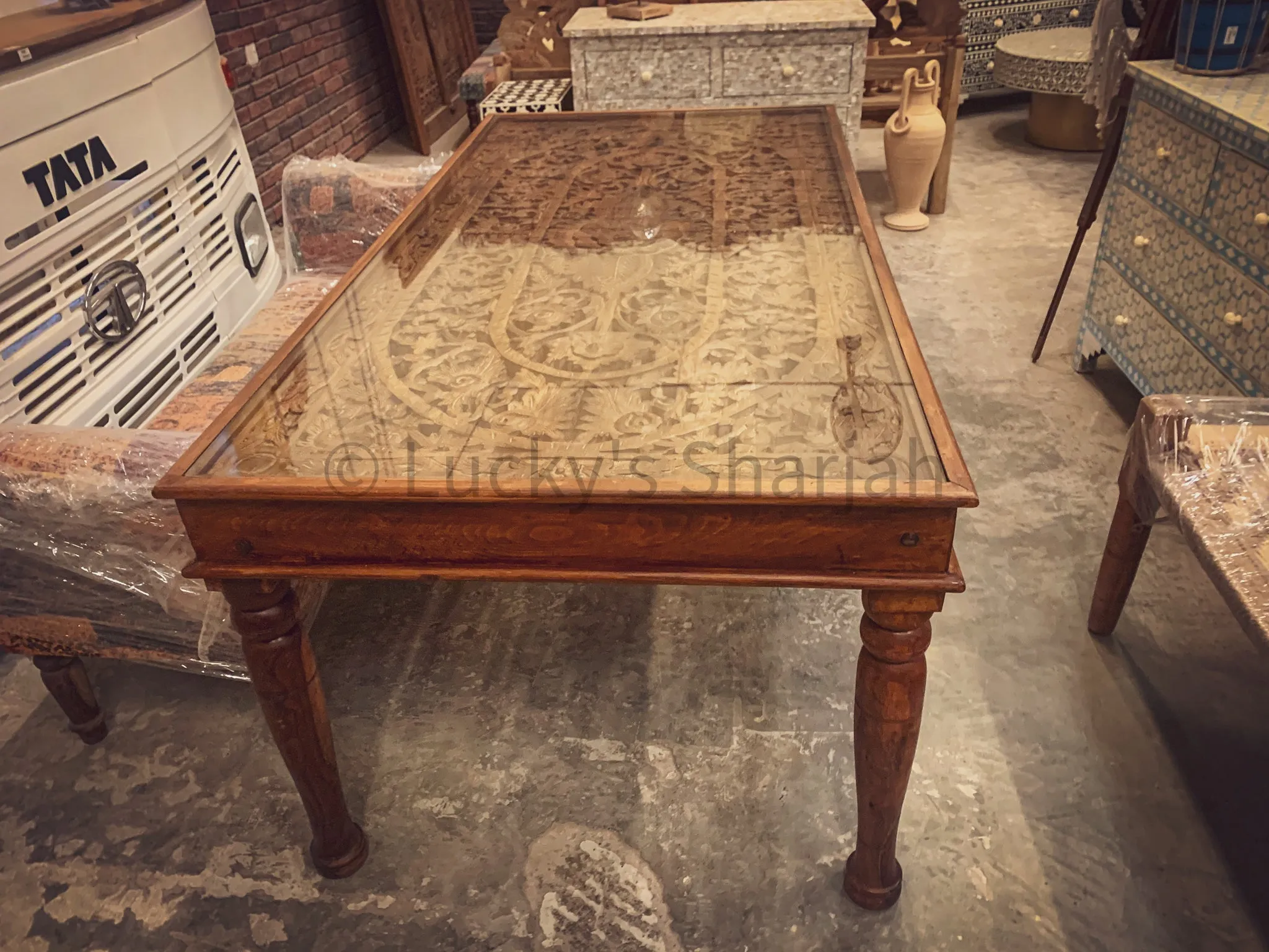 Carved Dining Table