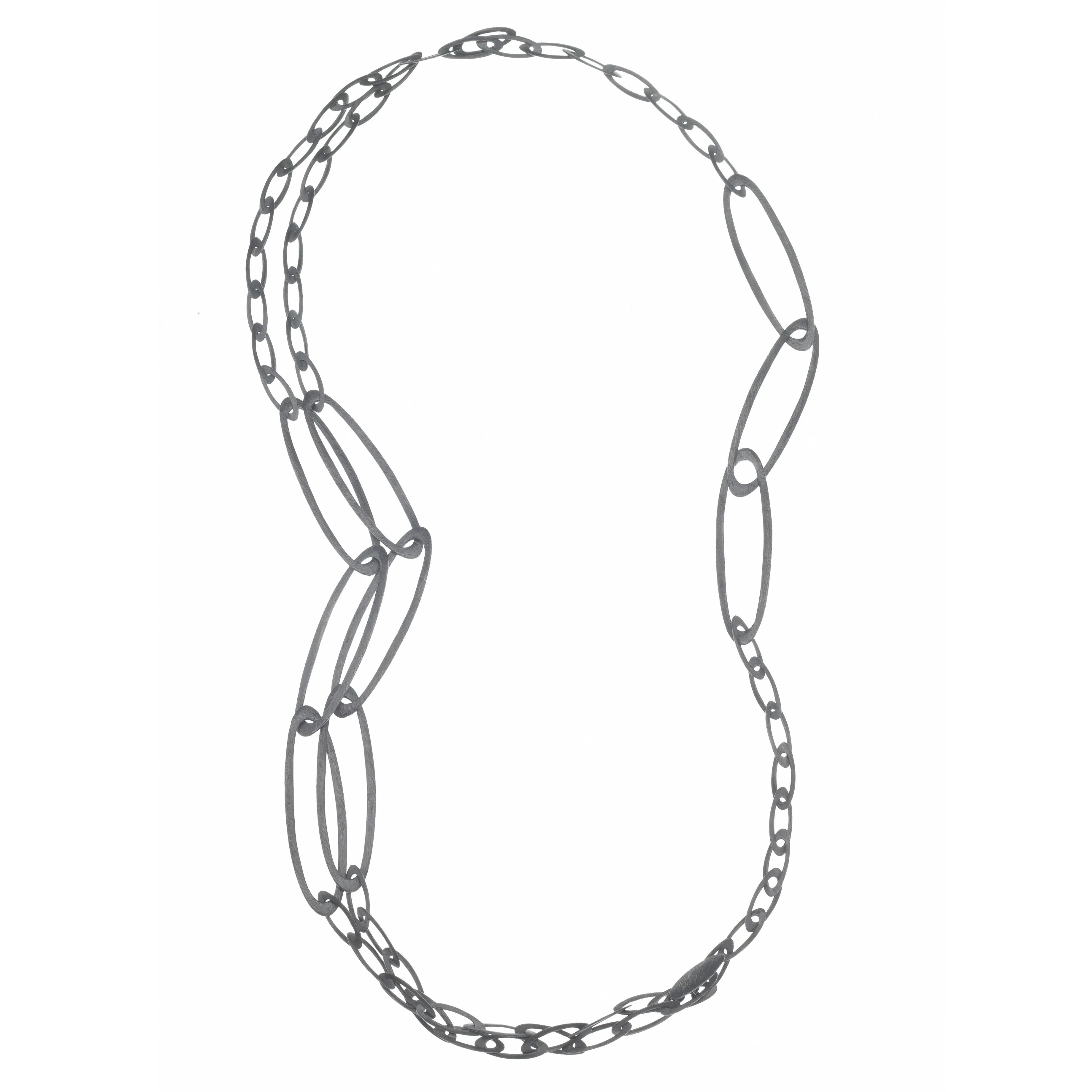 Carved Three Strand Necklace