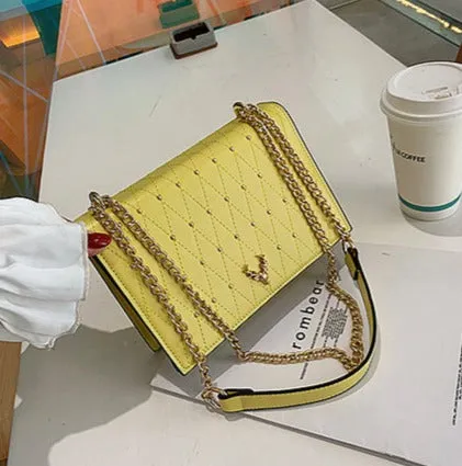 “Caviar Beauty” Leather Crossbody Bag
