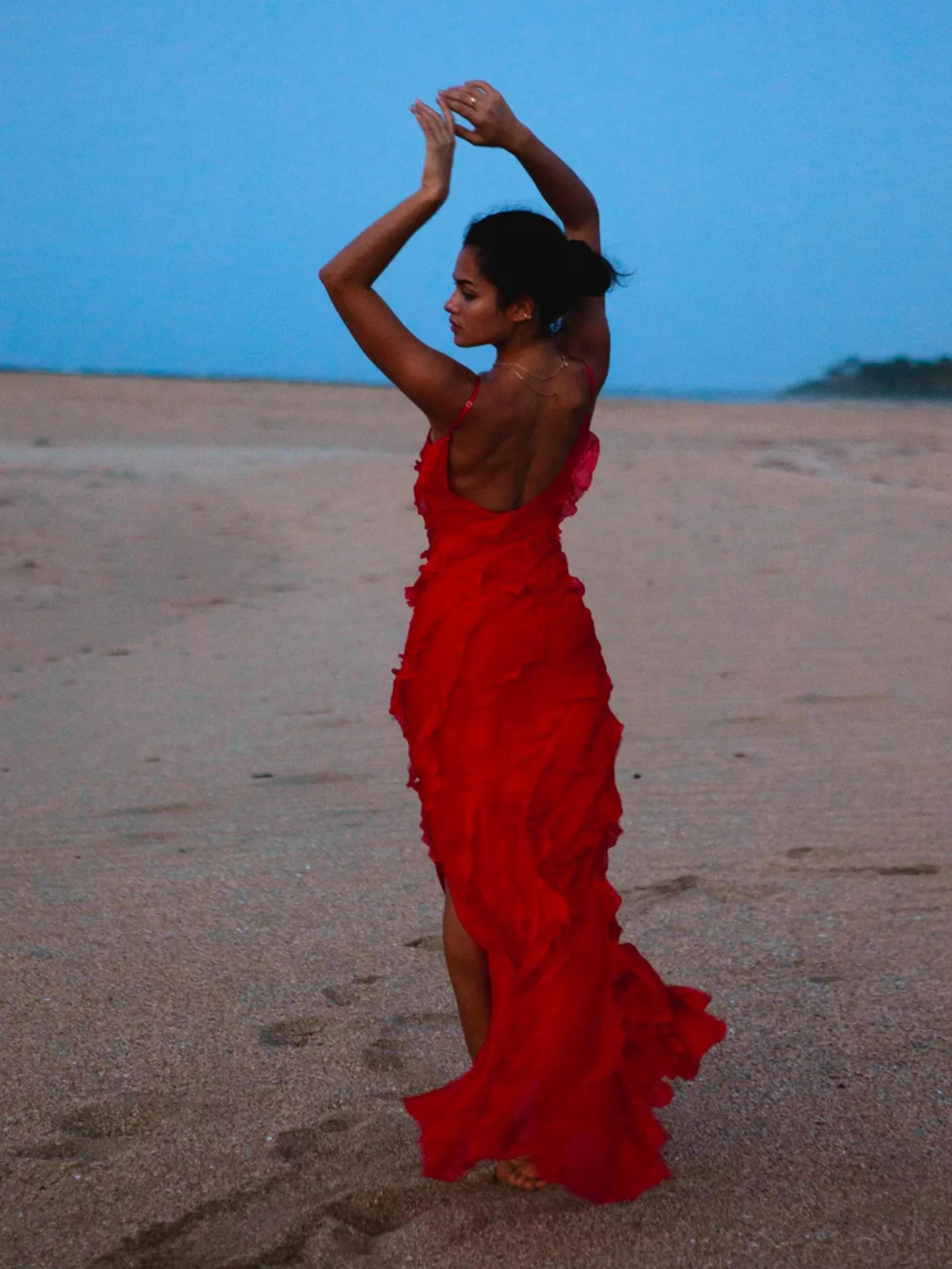 CECELIA DRESS in RED