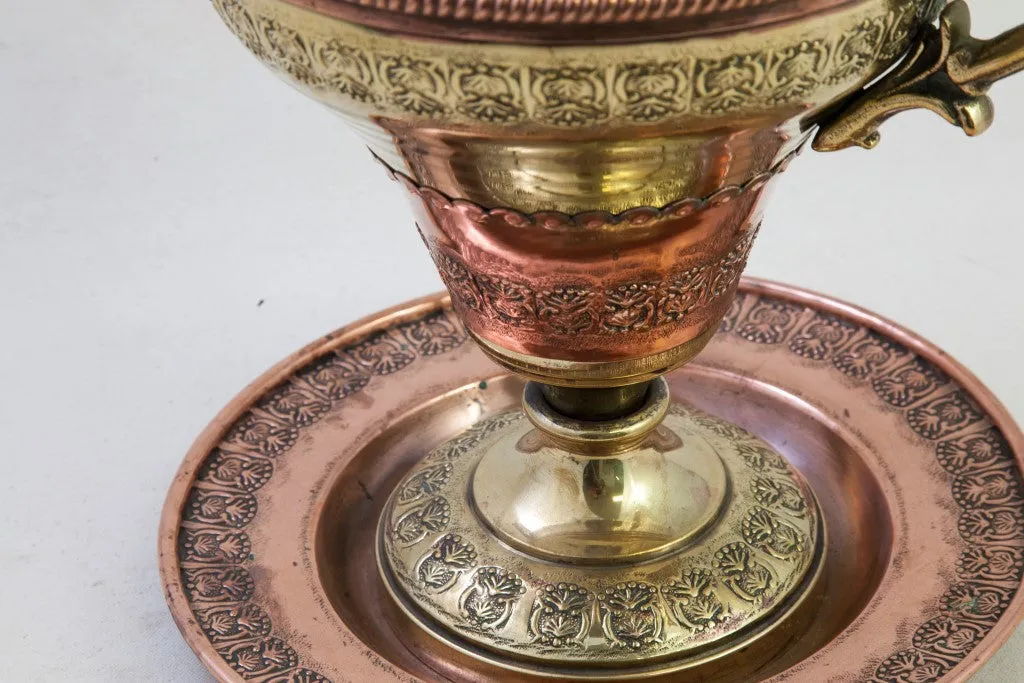Copper Vase and Platter