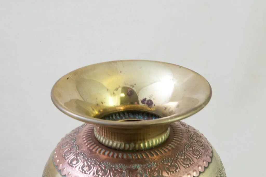 Copper Vase and Platter