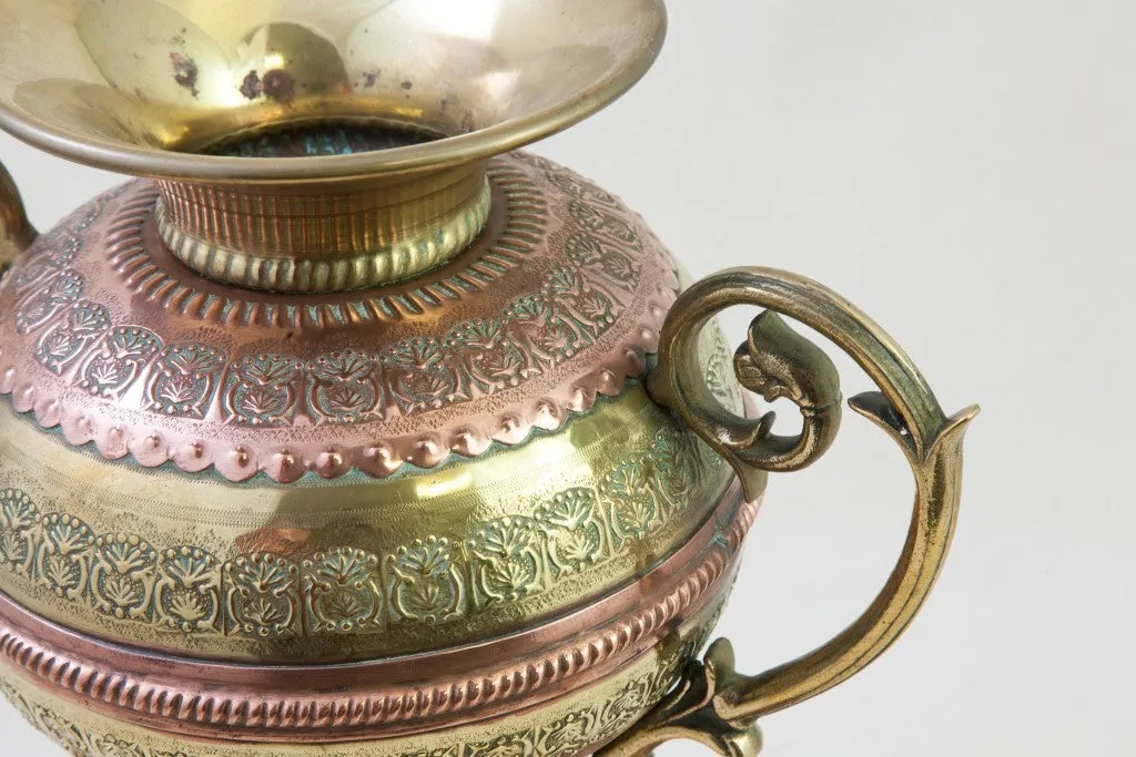 Copper Vase and Platter