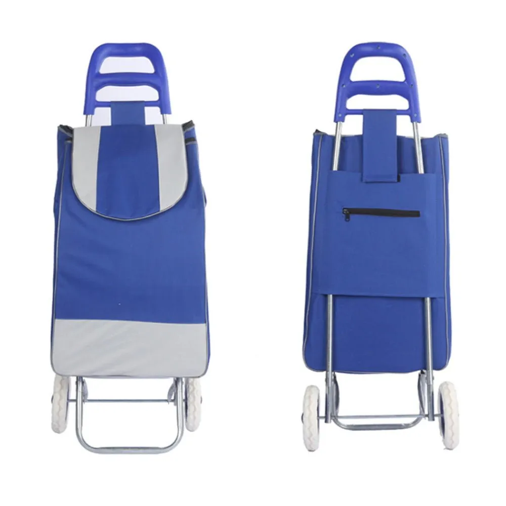 CRONY SC002 Shiping Cart Shopping Trolley Bag Folding Shopping Cart Collapsible Trolley Bag