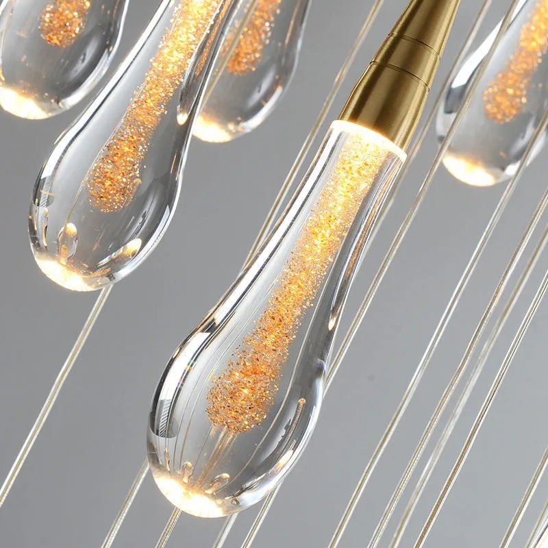 Crystal Droplet Chandelier