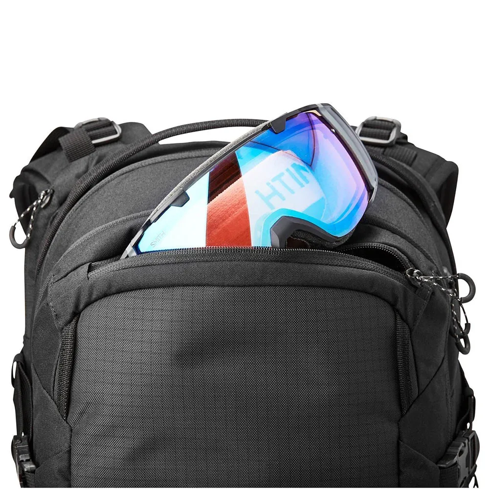 Dakine Unisex Black Poacher 22L Ski-Snowboard Backpack - 10002066-BLACK
