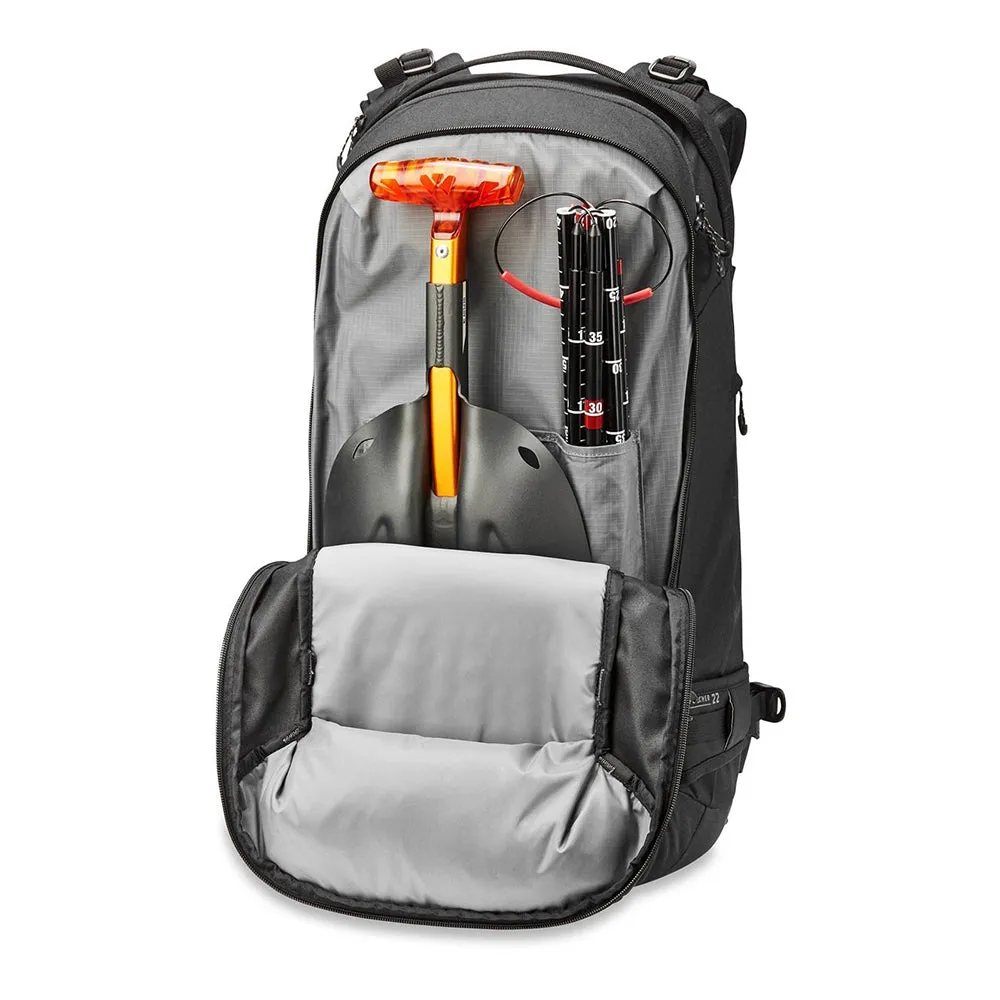 Dakine Unisex Black Poacher 22L Ski-Snowboard Backpack - 10002066-BLACK