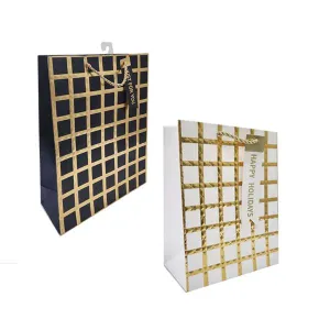 Emboss & Hot Stamping Gift Bag - 23cm x 18cm x 10cm