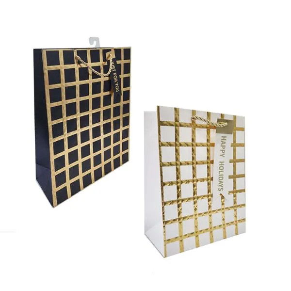 Emboss & Hot Stamping Gift Bag - 23cm x 18cm x 10cm